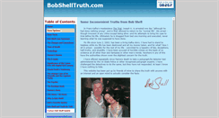 Desktop Screenshot of bobshelltruth.com