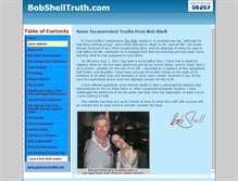 Tablet Screenshot of bobshelltruth.com